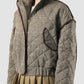 Brown Geya quilted jacket