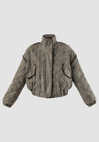 Brown Geya quilted jacket