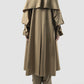 Dark beige Naveah oversize long outer