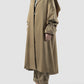 Dark beige Naveah oversize long outer