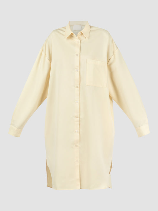 Qyburn Tunic Dress In Wax Yellow