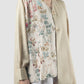 Tulipe meadow cream asymmetrical outer with multicolor prints