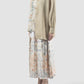 Tulipe meadow cream asymmetrical outer with multicolor prints