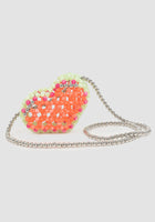 ISSHU x Andre Yoga 3D Heart Bag In Green & Orange