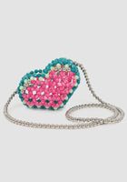 ISSHU x Andre Yoga 3D Heart Bag In Blue & Pink