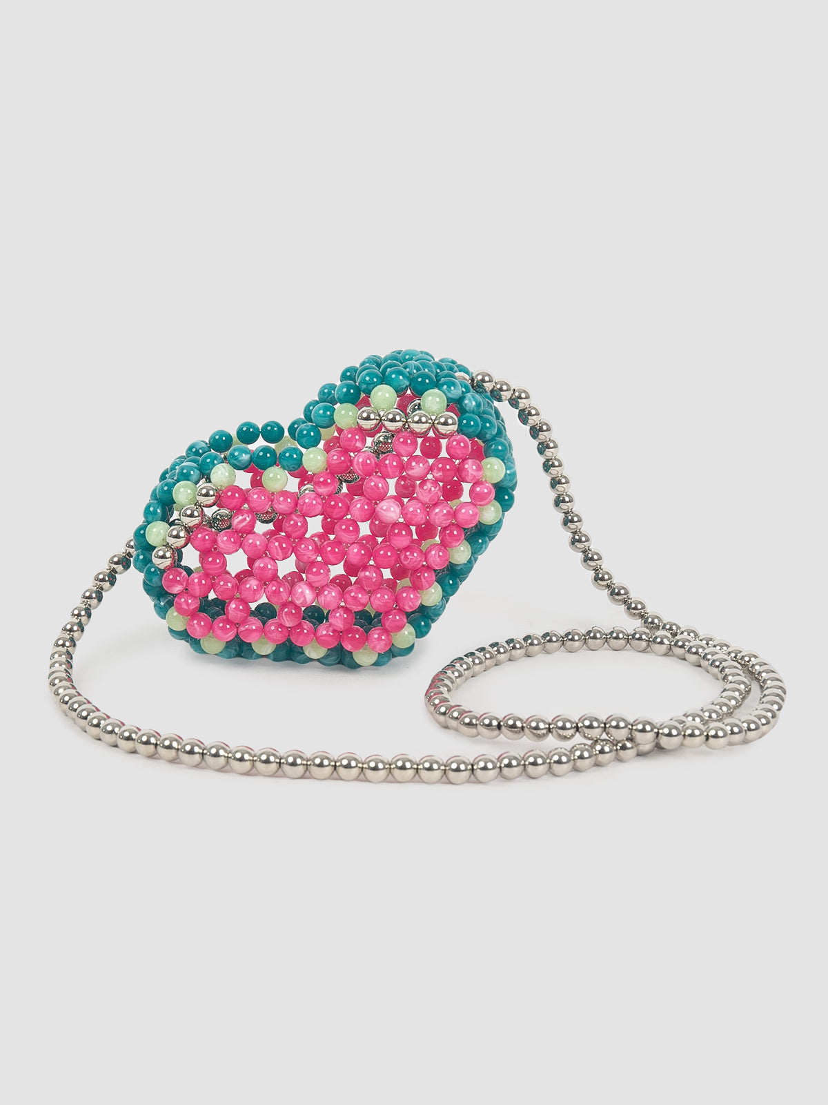 ISSHU x Andre Yoga 3D Heart Bag In Blue & Pink