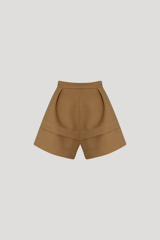 Joie Shorts in Leather Brown