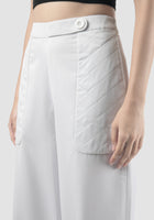 White Kama straight pants