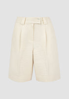 Basic Bermuda Pants In Ivory