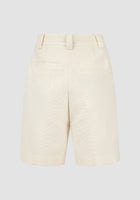 Basic Bermuda Pants In Ivory