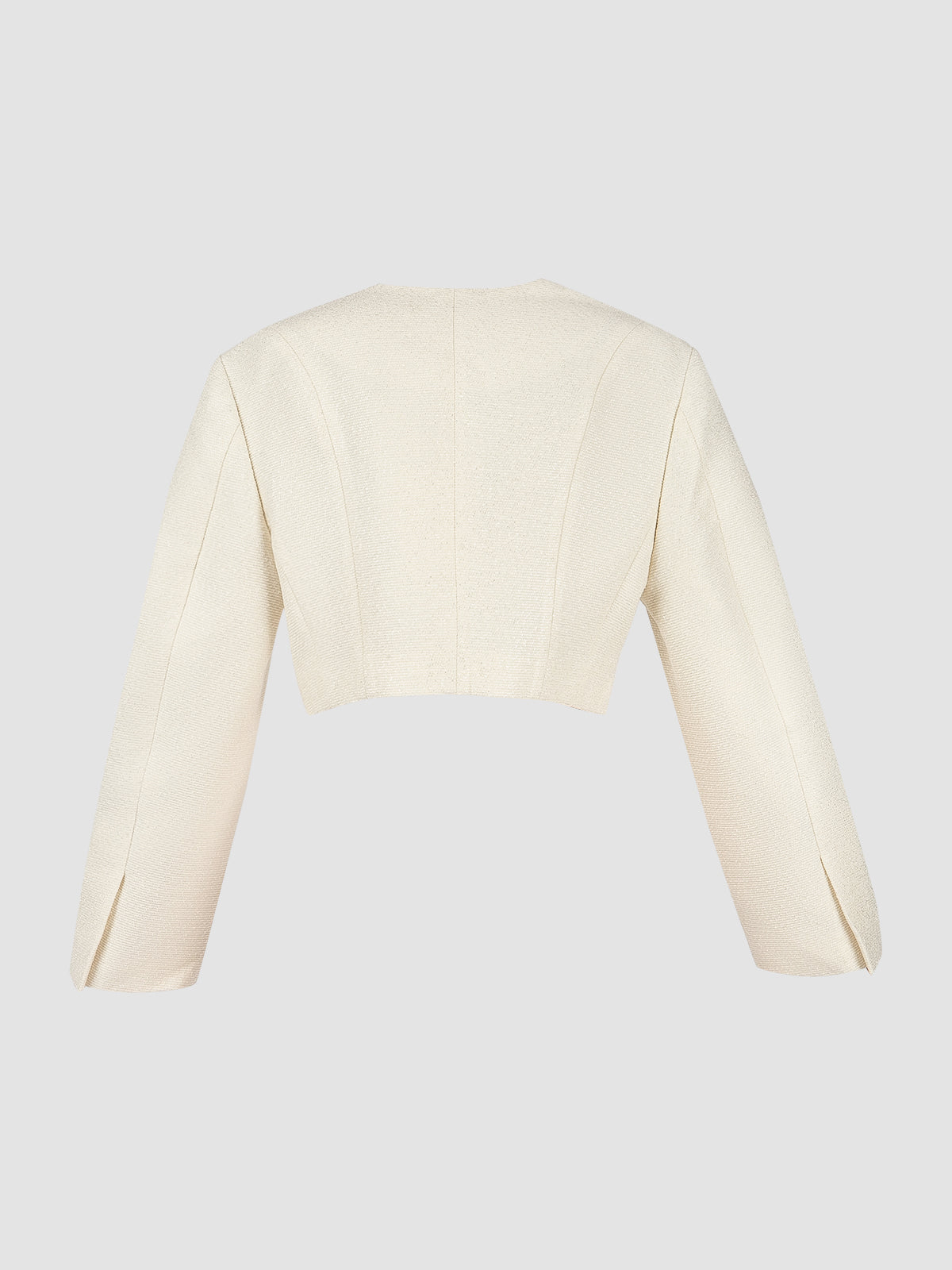 Fairy Eyes Cut Out Short Jacket  In Ivory