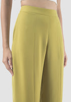 Lime green Trapeze straight pants