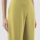 Lime green Trapeze straight pants