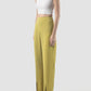 Lime green Trapeze straight pants