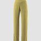 Lime green Trapeze straight pants