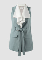 Grey Penta sleeveless jacket