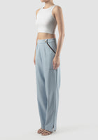 Light blue Avy tapered long pants