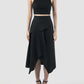 Black Prism midi skirt