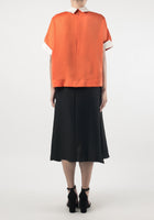 Orange Penta short-sleeved blouse