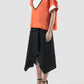 Orange Penta short-sleeved blouse