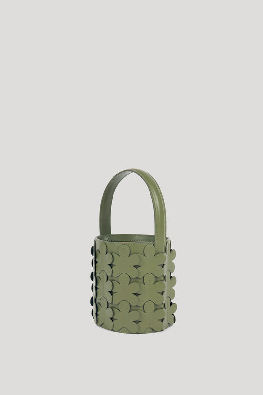 Olive Nuit bucket bag