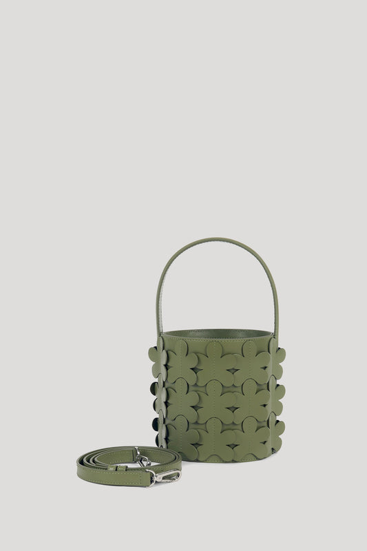 Olive Nuit bucket bag