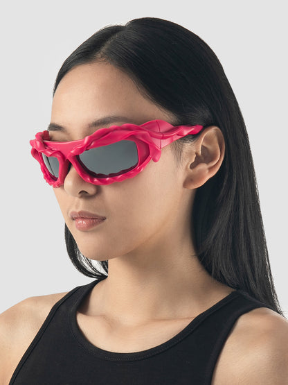 Neo Pink Accessory Twisted Sunglasses