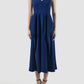 Rhapsody Cerulean blue sleeveless midi dress