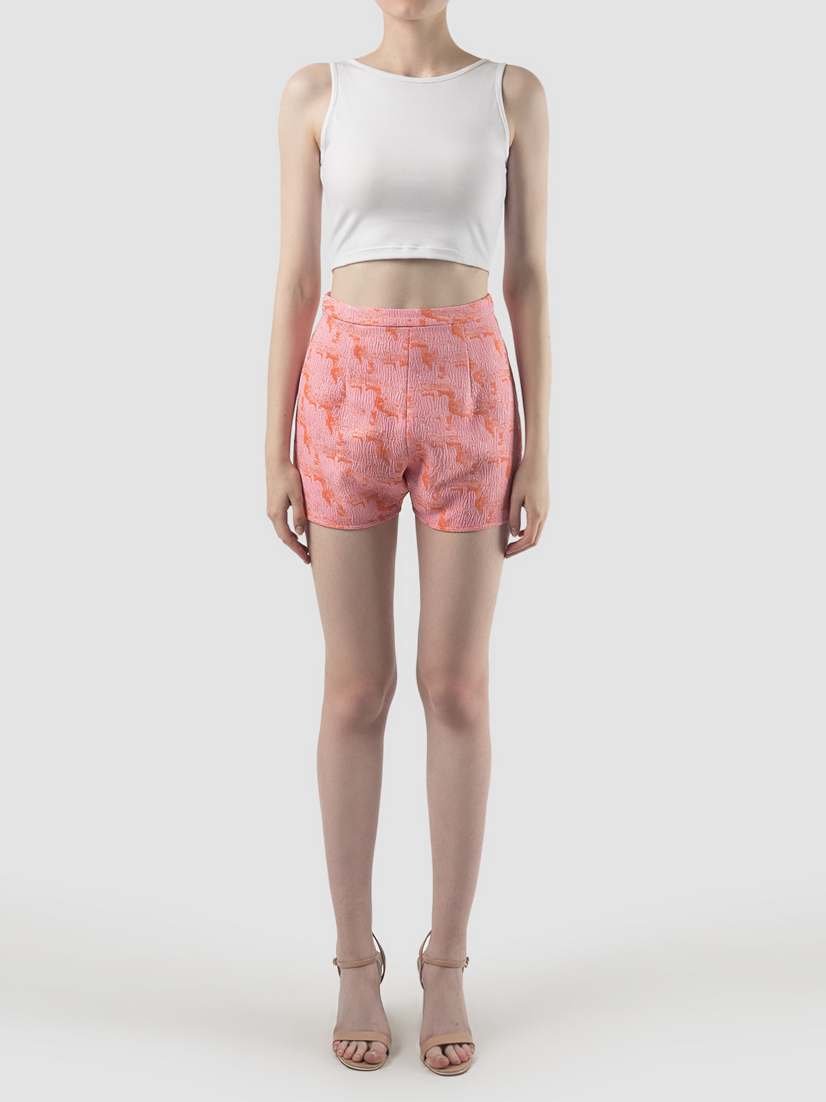 Snud Shorts In Pink Orange