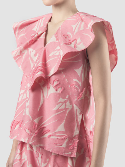 Piano Blouse In Blossom Pink