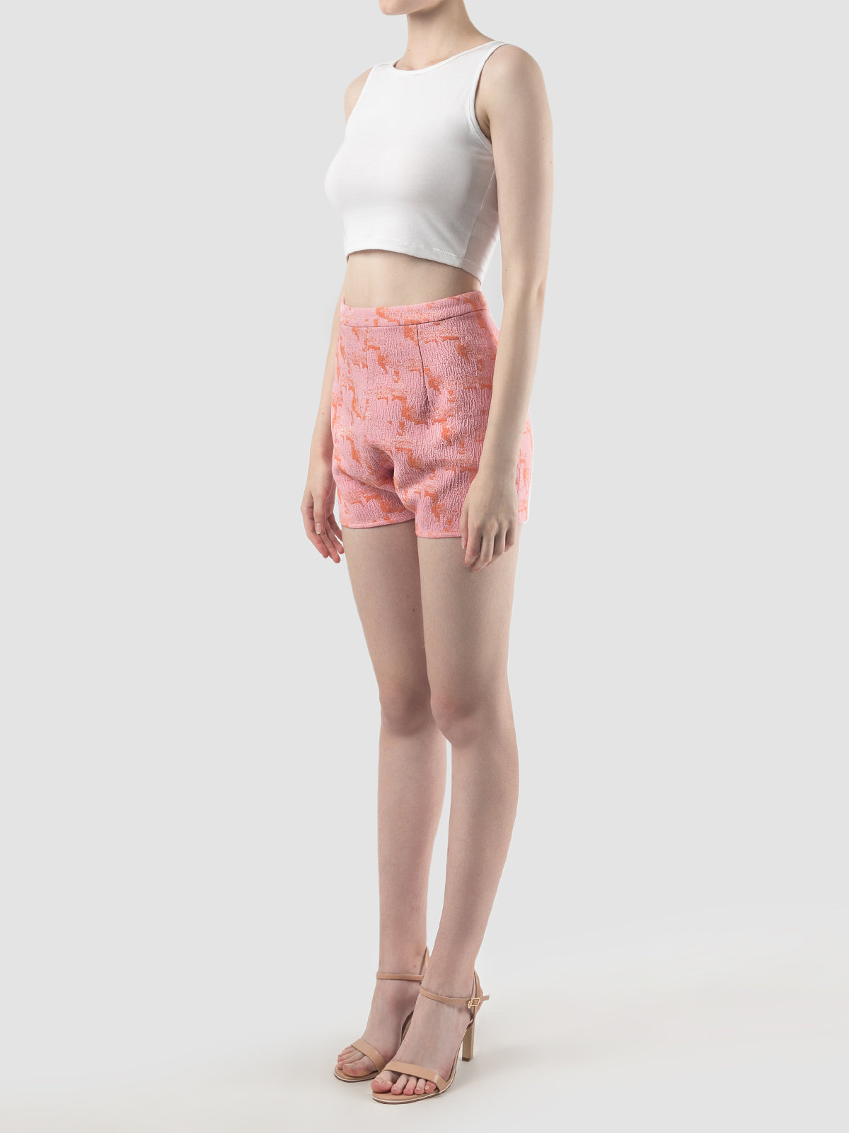 Snud Shorts In Pink Orange