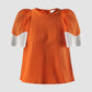 Orange Fluke short-sleeved blouse