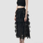 Black Sonore midi skirt