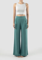 Mineral green Sardine wide pants