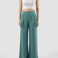 Mineral green Sardine wide pants