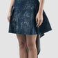 Denim blue Wahoo mini skirt