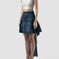 Denim blue Wahoo mini skirt