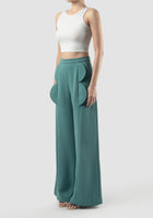 Mineral green Sardine wide pants