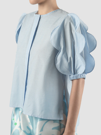 Blue stripes Trident shirt