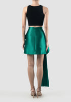 Green Tail mini skirt