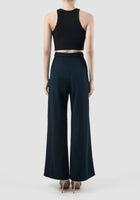 Dark blue Stanza bell-bottom pants