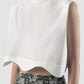 White Chub cropped blouse