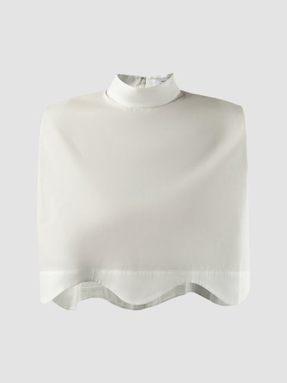 White Chub cropped blouse