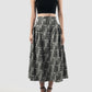 Cod Skirt In Crinkled Black