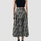 Cod Skirt In Crinkled Black