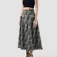 Cod Skirt In Crinkled Black