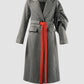 Excavation Long Outerwear In Grey