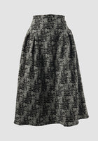 Cod Skirt In Crinkled Black