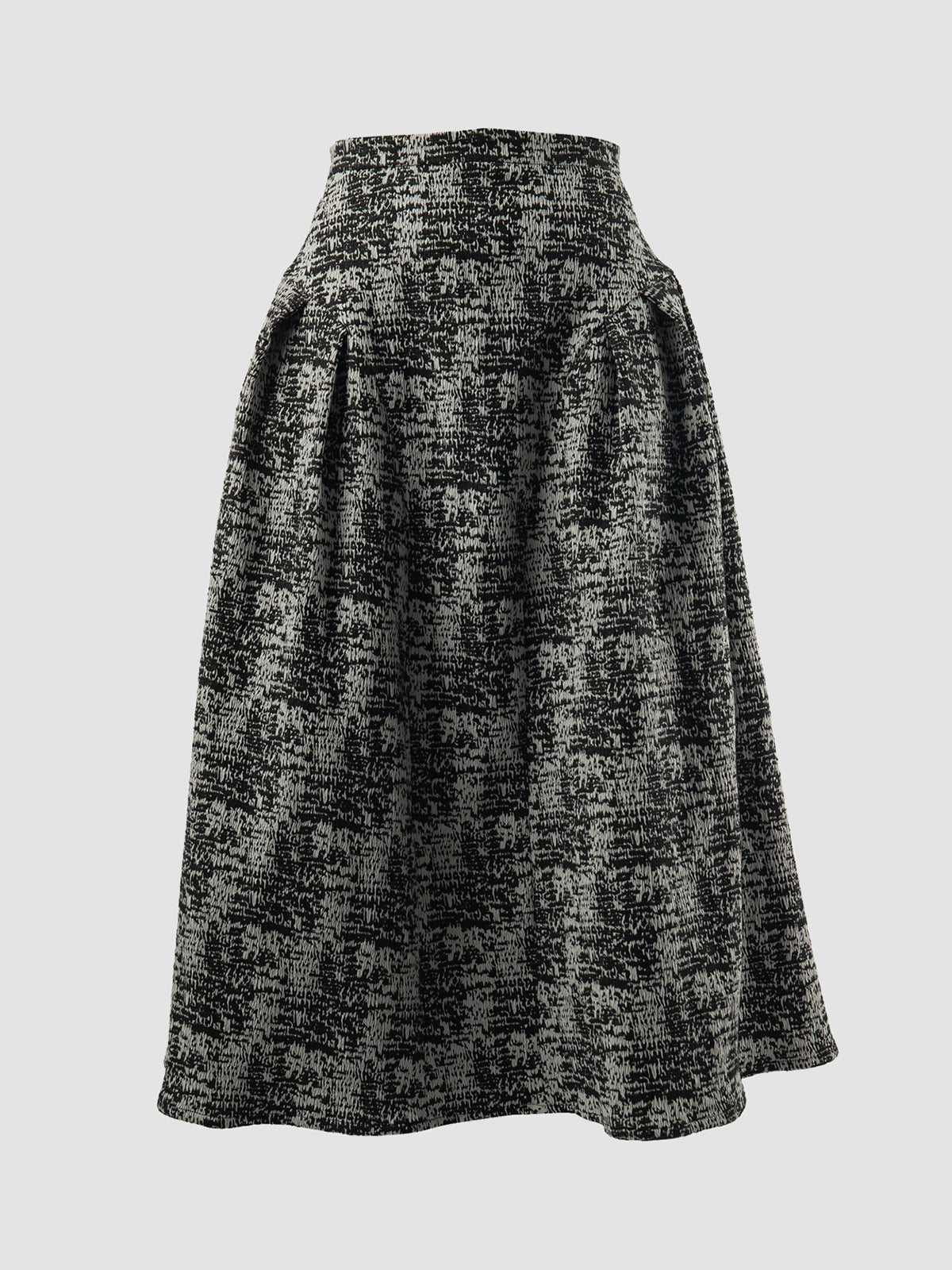 Cod Skirt In Crinkled Black