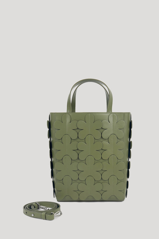 Olive green Scenique tote bag